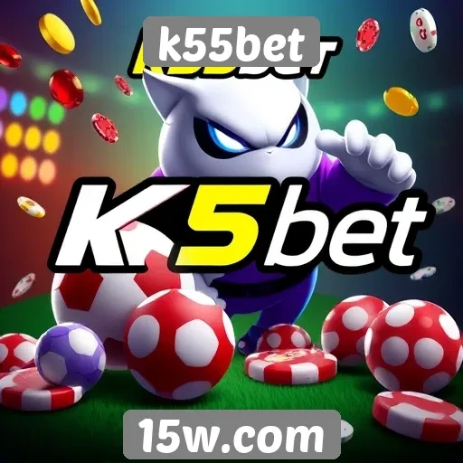 Variedade de jogos disponíveis na k55bet